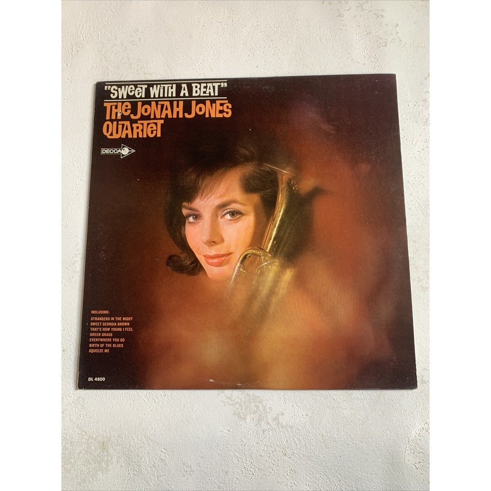 JONAH JONES QUARTET SWEET WITH A BEAT LP ON DECCA RECORDS